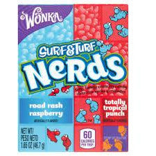 Nerds Surf & Turf  Raspberry Tropical Punch 1.65oz 24ct - candynow.ca