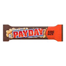 Pay Day Chocolatey Bar King Size 3.1oz 18ct