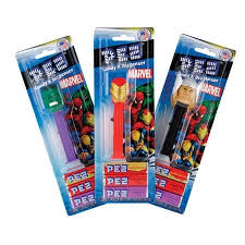 Pez Blister Pack Marvel .87oz 12ct - candynow.ca