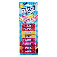 Pez Blister Pack Refill Assorted Fruit 8-Pack 24 Ct - candynow.ca