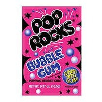 Pop Rocks Bubble Gum .33oz 24ct - candynow.ca