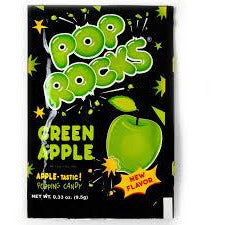 Pop Rocks Green Apple .33oz 24ct - candynow.ca