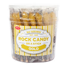 Rock Candy On A Stick Tub - Gold 0.8oz 36ct