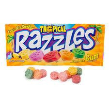 Razzles Tropical 1.4oz 24ct - candynow.ca
