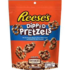 Reese's Dipped Pretzels Pouch 8.5oz 6ct - candynow.ca