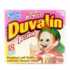 Ricolino Duvalin Strawberry Vanilla 18ct (Mexico) - candynow.ca