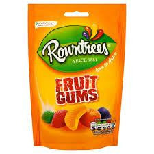 Rowntrees Fruit Gums Bags 150g 12ct (UK) - candynow.ca