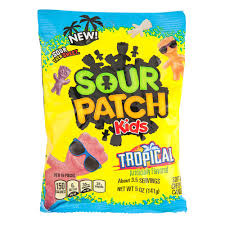 Sour Patch Kids Peg Bag Tropical 5oz 12ct - candynow.ca