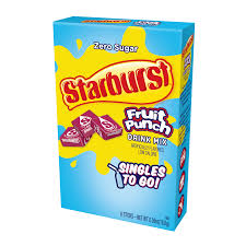 Starburst Fruit Punch Singles to Go 0.59oz 12ct