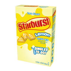 Starburst Lemon Singles to Go 0.48oz 12ct
