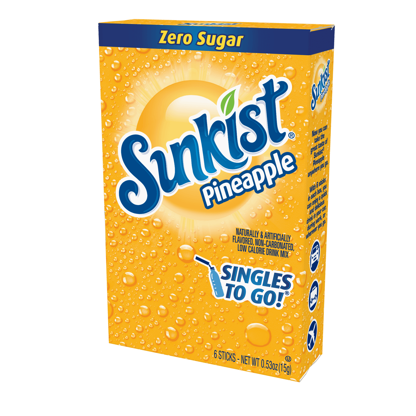 Sunkist - Pineapple Singles To Go 0.53oz 12ct