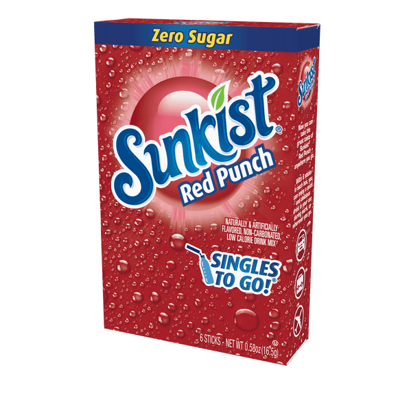 Sunkist - Red Punch Singles To Go 0.53oz 12ct