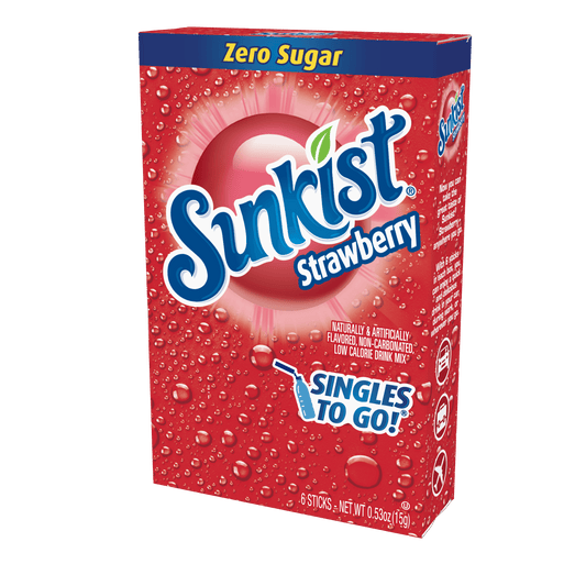 Sunkist - Strawberry Soda Singles To Go 0.53oz 12ct
