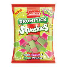 Swizzels Sour Cherry Apple Drumstick Squashies 120g 12ct (UK)