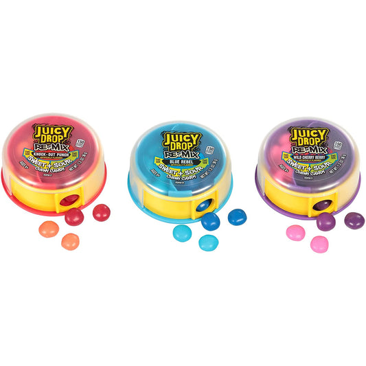 Topps Juicy Drop Re-Mix Sweet & Sour Candy 1.32oz 8ct