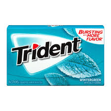 Trident Single Wintergreen 14pc 12ct - candynow.ca