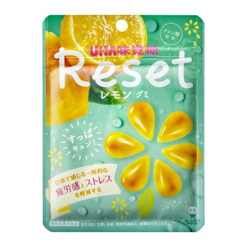 UHA Reset Lemon Gummy 40g 10ct (Japan)