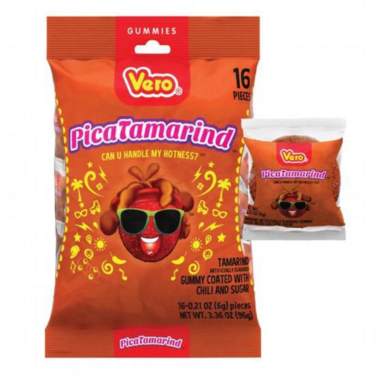 Vero Pica Goma Tamarindo 16pcs Peg Bag 15ct (Mexico)