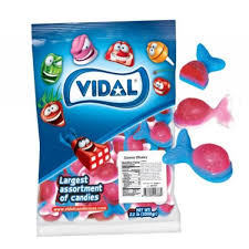 Vidal Bulk Gummy Whales 1kg 1ct - candynow.ca