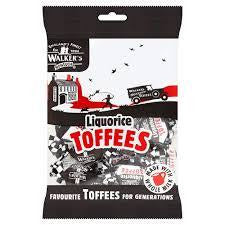 Walkers Bags Liquorice Toffee 150g 12ct (UK) - candynow.ca