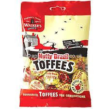 Walkers Bags Nutty Brazil Toffee 150g 12ct (UK) - candynow.ca