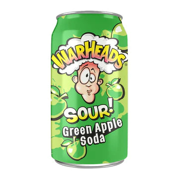 Warheads Sour Soda Green Apple 12oz 12ct (Shipping Extra, Click for Details)