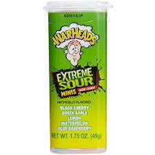 Warheads Extreme Sour Hard Candy Minis 1.75oz 18ct - candynow.ca