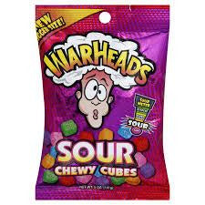Warheads Peg Bag Chewy Cubes 5oz 12ct - candynow.ca