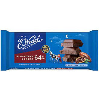 Wedel Dark Chocolate 64% 90g 22ct (Europe)