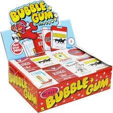 Worlds Bubble Gum Candy Sticks .9oz 24ct