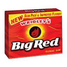 Wrigley Big Red Slim Pack 15 Stick 10ct - candynow.ca