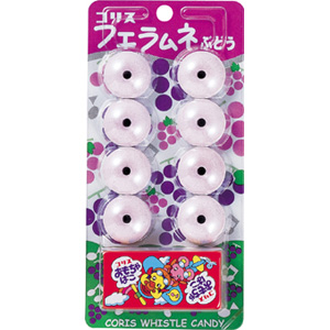 Coris Fue Ramune Grape Whistle Candy 22g 20ct (Japan) - candynow.ca