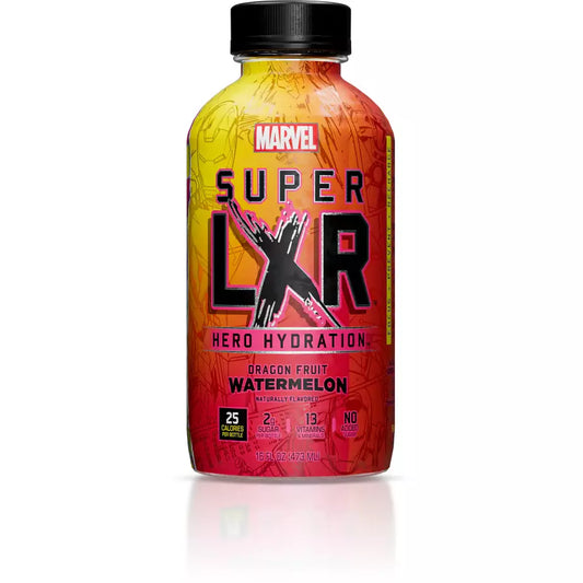 Arizona Marvel Super LXR Hero Hydration Dragon Fruit Watermelon 473ml 12ct (Shipping Extra, Click for Details)