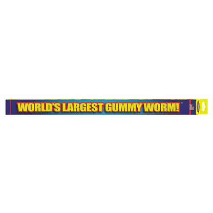 World's Largest Gummy Worm 2 Tone Cherry/Blue Raspberry 26 Inches 3lb 1ct