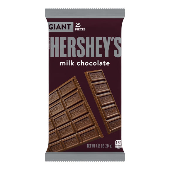 Hershey's Giant Bar Milk Chocolate 7.56oz 12ct