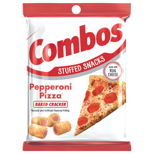 Combos Bag Pepperoni Pizza Cracker 6.3oz 12ct
