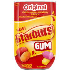 Starburst Gum Bottle 15pcs 8ct